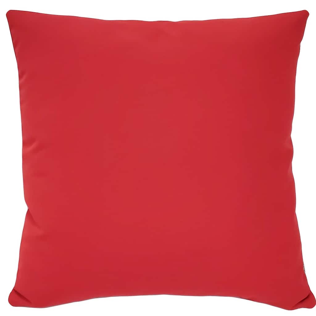 Sunbrella Jockey Red Throw Pillow