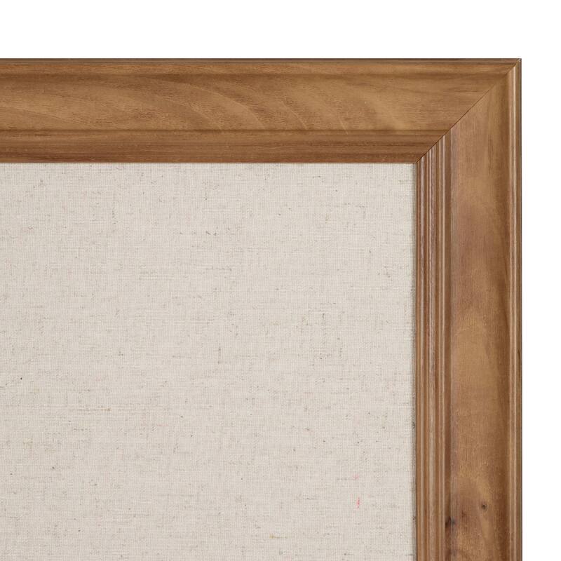 DesignOvation Macon Framed Linen Fabric Pinboard