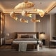 preview thumbnail 7 of 8, Wooden Fish Shaped Pendant Lights Decorative Hanging Lamp Fixture - 24" x 10"
