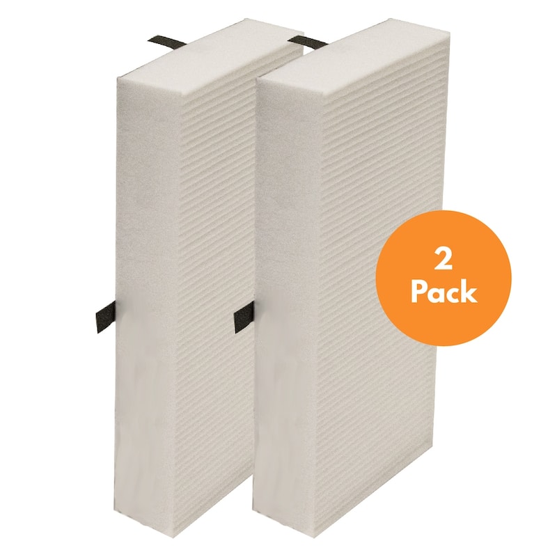 True HEPA Replacement Compatible with Honeywell U Filter, 2 Pack - White - Plastic