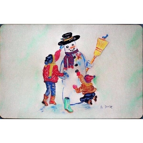 Betsy Drake DM903G Snowman Door Mat Large