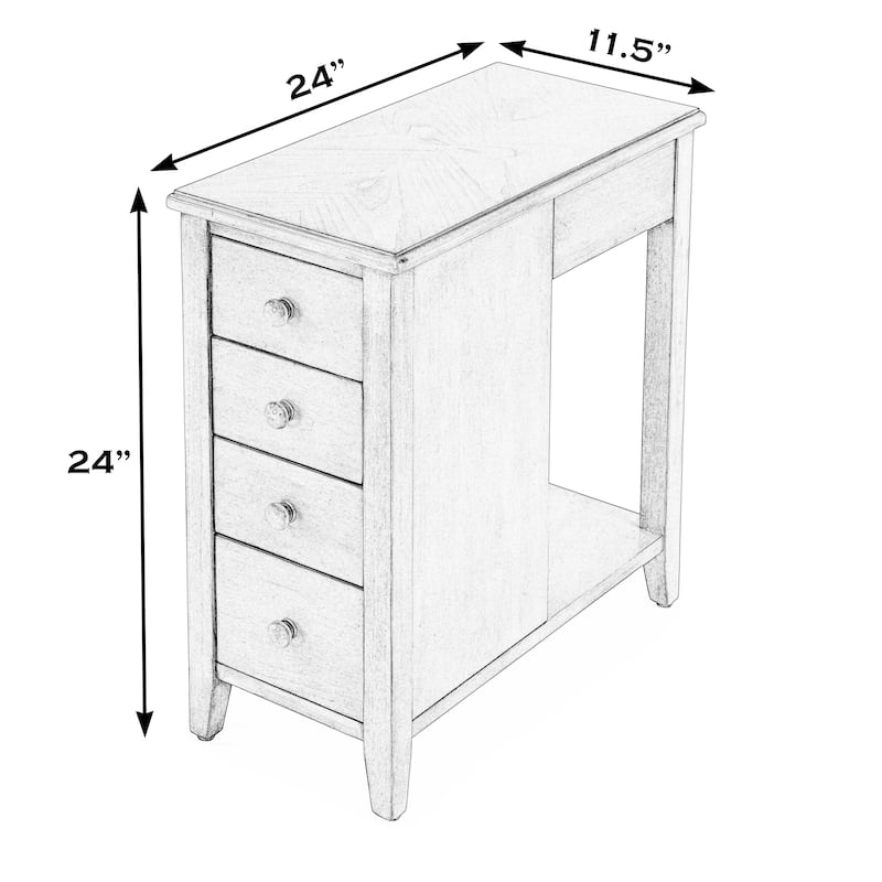 Kelton 4 Drawer Side Table
