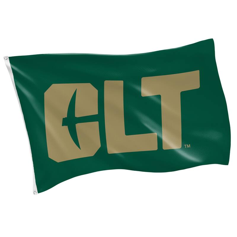 University of North Carolina, Charlotte Single Sided Flag w/ 2 Grommets, 3'x5' - Multi