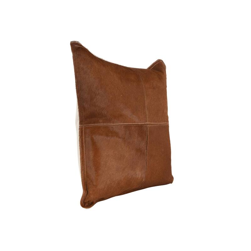 Villa by Classic Home Canada 20" Natural Hide Throw Pillow