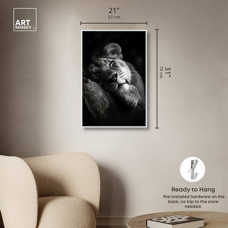 Resting Predator Canvas by Art Remedy