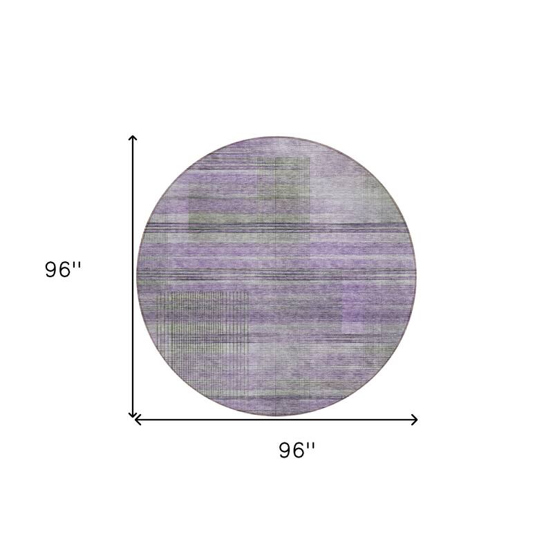 HomeRoots Striped Transitional Rectangle Outdoor Rug