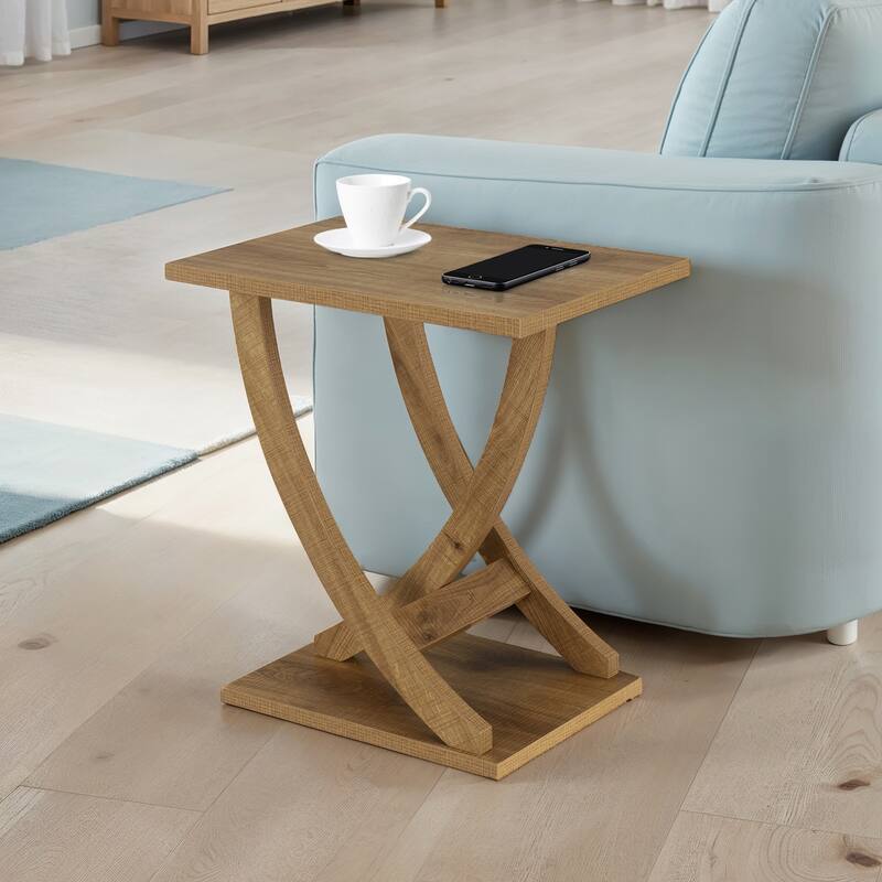 Convenience Concepts Newport Criss-Cross Chairside End Table