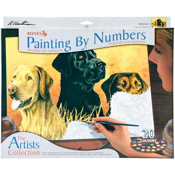 Paint By Number Kit Artist's Collection 12"X16"-Labs In Marsh
