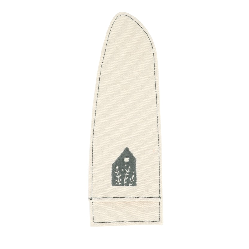Bloomhouse 7 Inch German Steel Santoku Knife W/ Italian Olive Wood Forged Handle