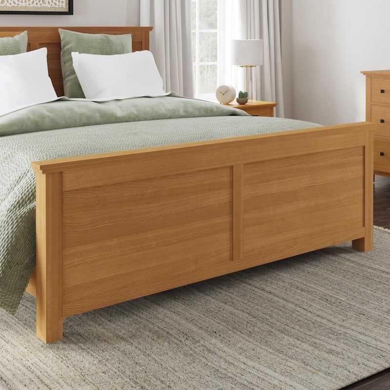 Homestyles Oak Park Brown Wood King Bed