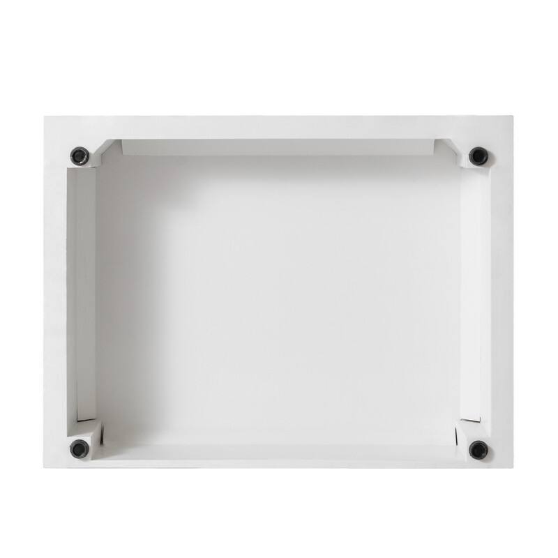 2-Drawer Nightstand with Faux Marble Top