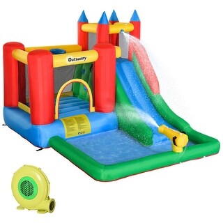 Jumping Castle Kids Backyard Activity Outdoor Water Play Toy Bounce Houses