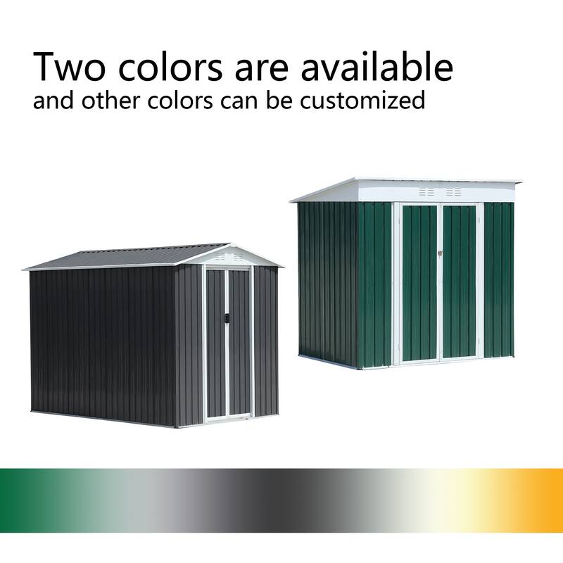 Outdoor Storage Sheds 6FTx4FT Apex Roof