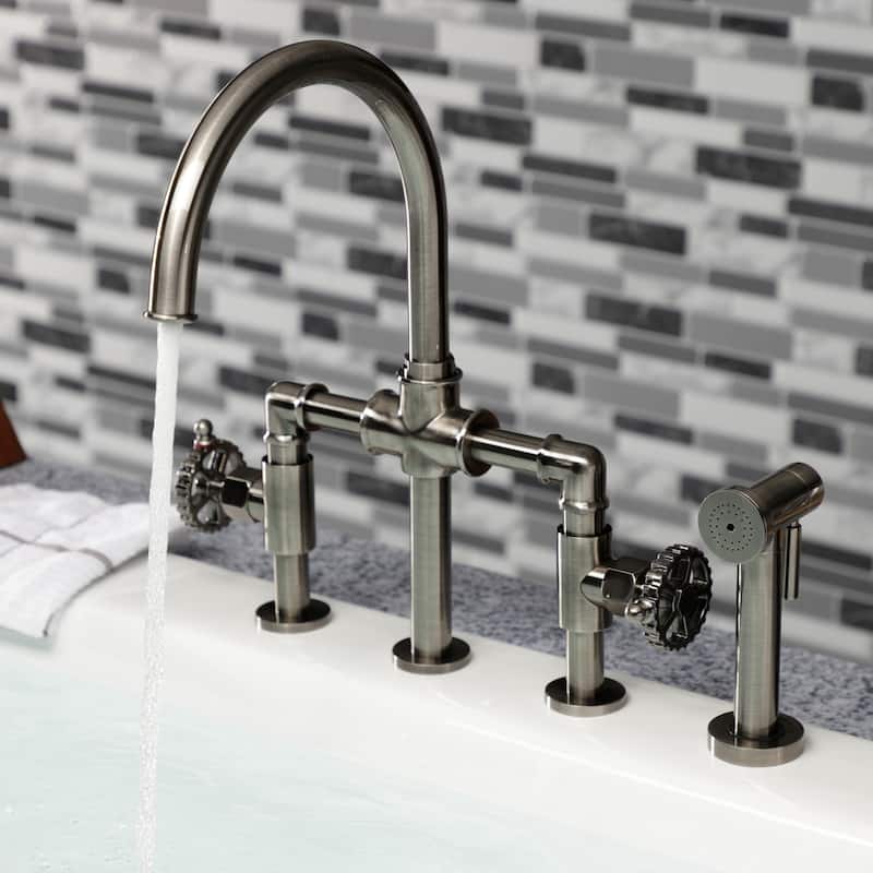 Kingston Brass Fuller Bridge Kitchen Faucet