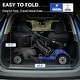 preview thumbnail 4 of 3, Folding Mobility Scooter for Adults 350W Motor 12V20AH Batteries All Terrain - Blue