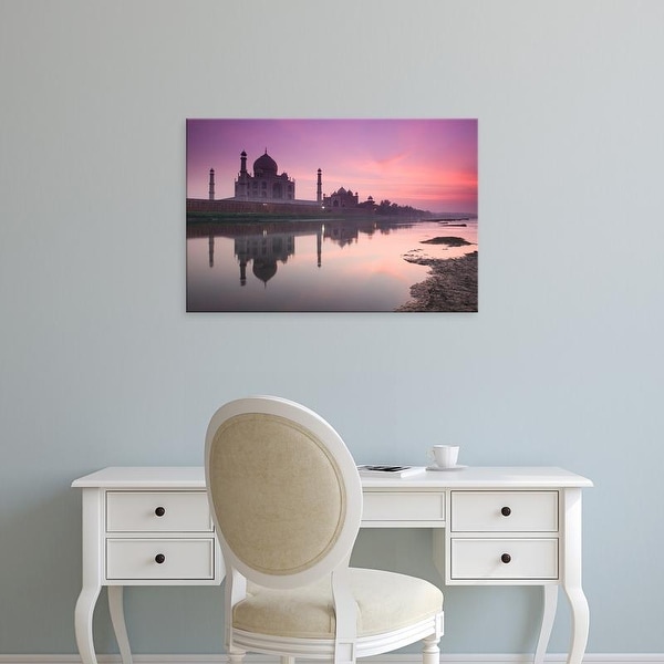 Easy Art Prints Walter Bibikow's 'Taj Mahal' Premium Canvas Art
