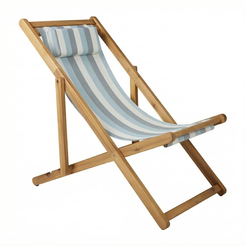 Adjustable Sling Chair Set with Sunbrella Fabric - Direction Dew