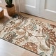 preview thumbnail 8 of 32, Beige Multi Floral Medallion Stylish and Durable Area Rug Beige - 2' x 3'