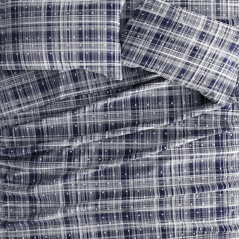 Becky Cameron 4-piece Deep Pocket Polka Dot Patterned Sheet Set