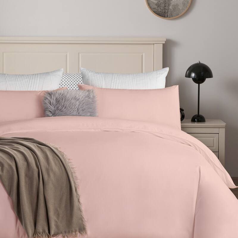 100% Cotton Enzyme Stone Washed Bed Duvet Cover Set