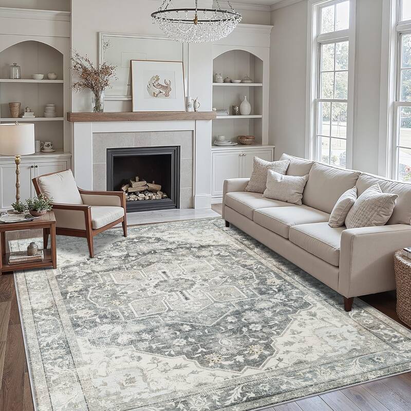 Bohemian Faux Cashmere Rug