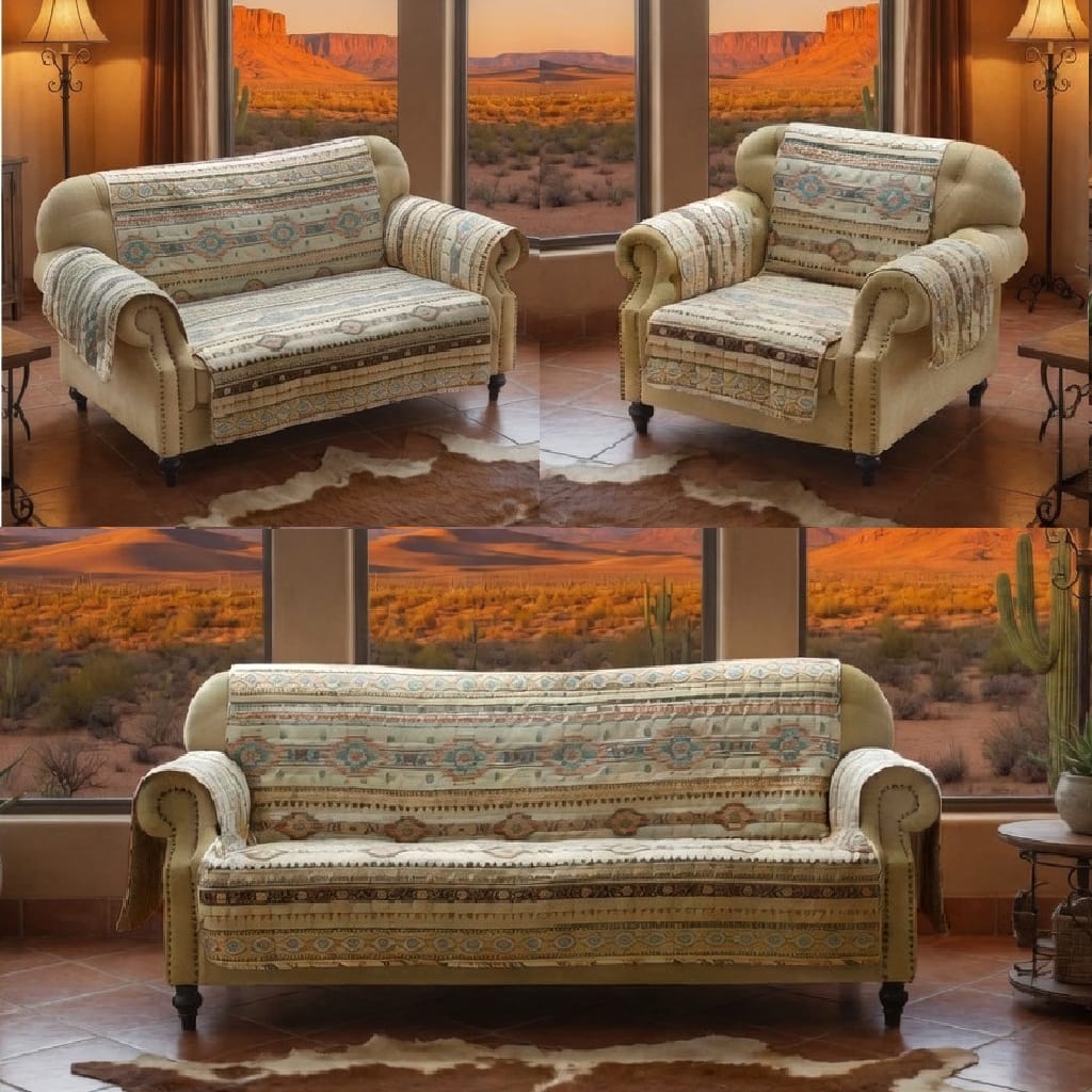 Greenland Home Fashions Tucson Reversible Pet-Friendly Slipcover - Furniture Protector