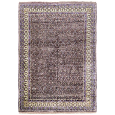 SAFAVIEH Couture Hand-knotted Ganges River Danyelle Traditional Oriental Wool Rug with Fringe