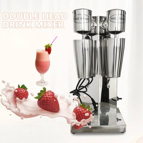 Silver 2-Speed Blender with 800ML Cup Double Heads - Double-Head