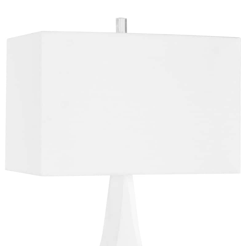 Uttermost Mayme White Table Lamp - 17.00" W x 37.50" H x 10.00" D