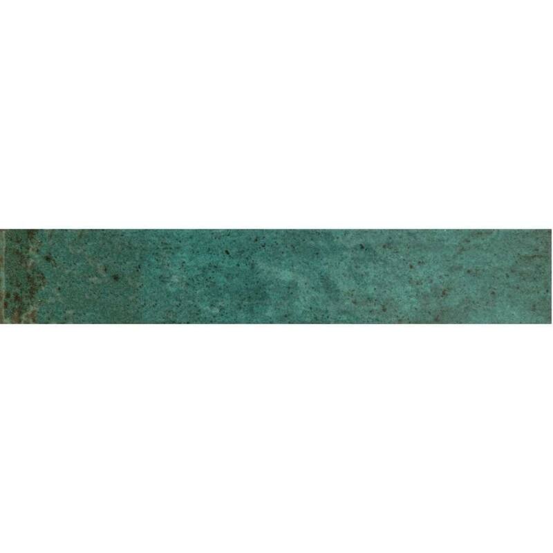 Ibiza 2in x 10in Ceramic Wall Tile - Green - Case of 40 (5.16 Sq. ft.)