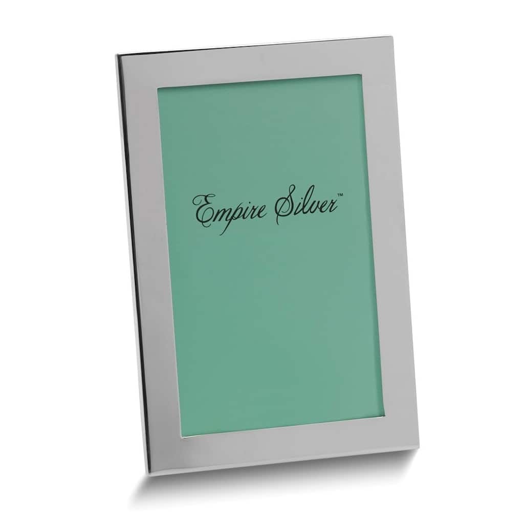 Curata Empire Sterling Silver 3x5 Channel Back Frame