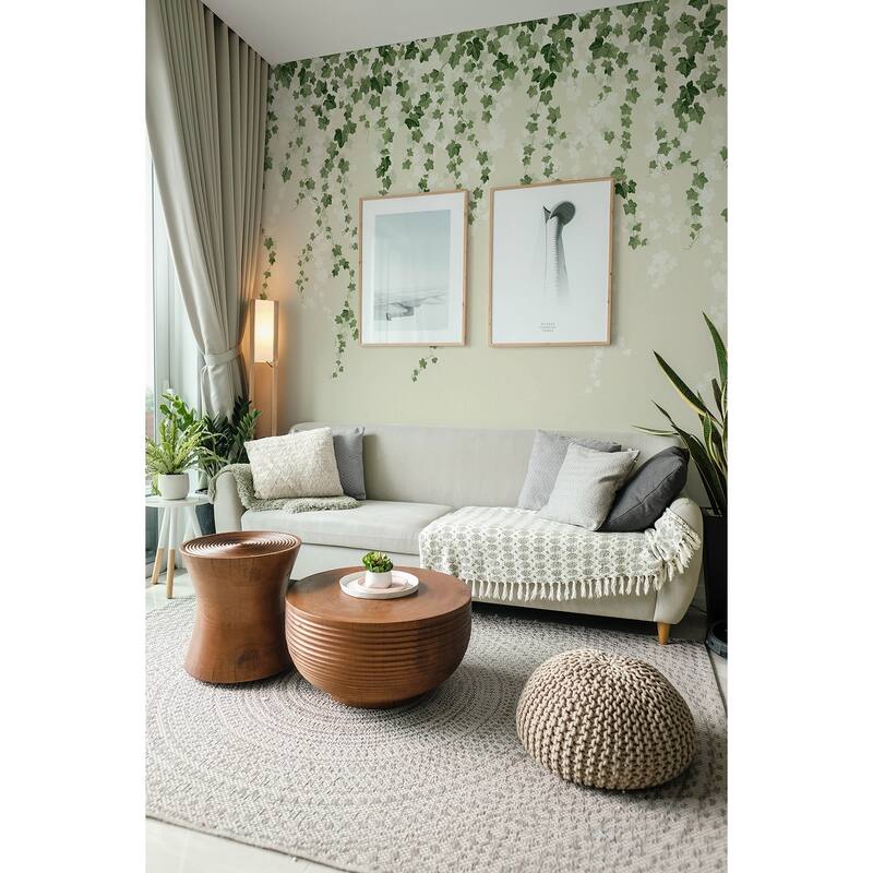 Trailing Ivy Green Wall Mural