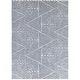 preview thumbnail 21 of 24, Darcy Modern Stripe Indoor/Outdoor Area Rug 5'3" x 7' - Navy Blue