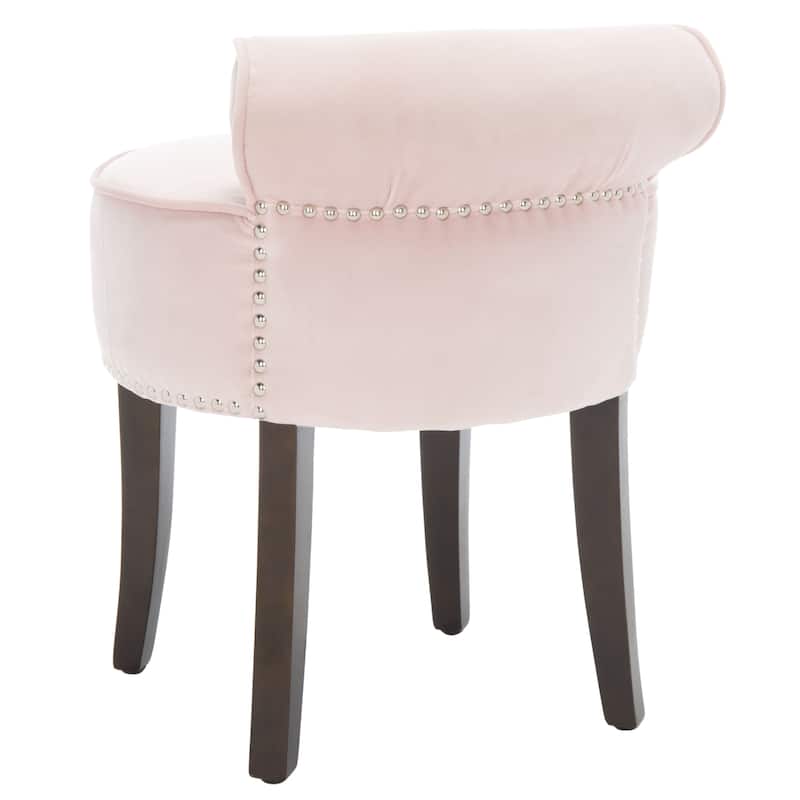 SAFAVIEH Aja Vanity Stool - 17.9" x 19" x 22.8" - 18Wx19Dx23H