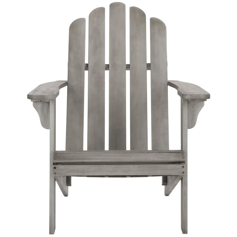 SAFAVIEH Topher Grey Wash Adirondack Chair - 28.3" W x 35.8" D x 37.4" H