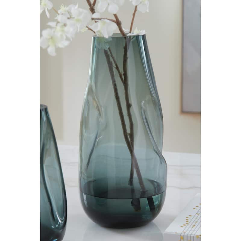 Signature Design by Ashley Beamund Teal Blue Vase