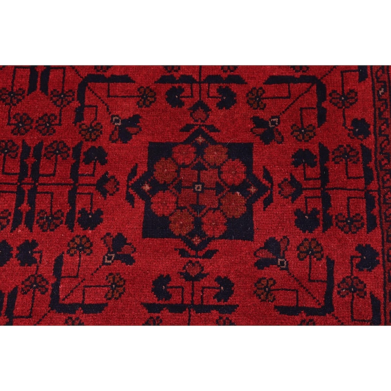 Southwestern Biljik Khal Mohammadi Elaina Red/Black Rug - 8'4'' x 11'1''
