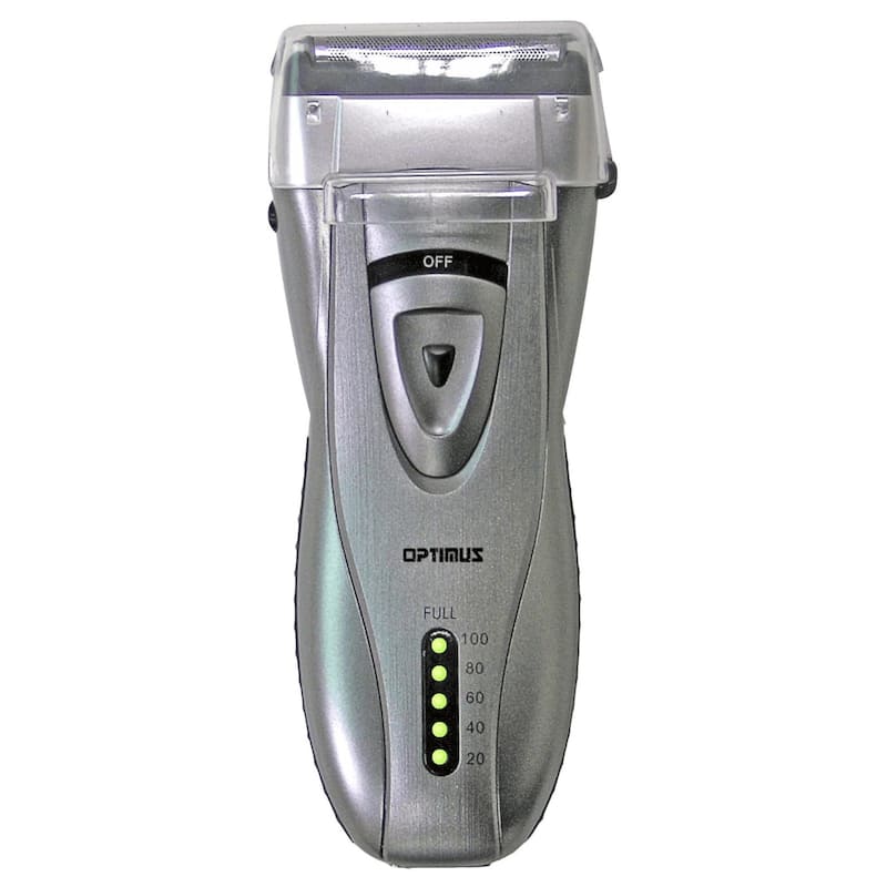 Optimus Cordless Rechargeable LED Shaver with Pop-Up Trimmer