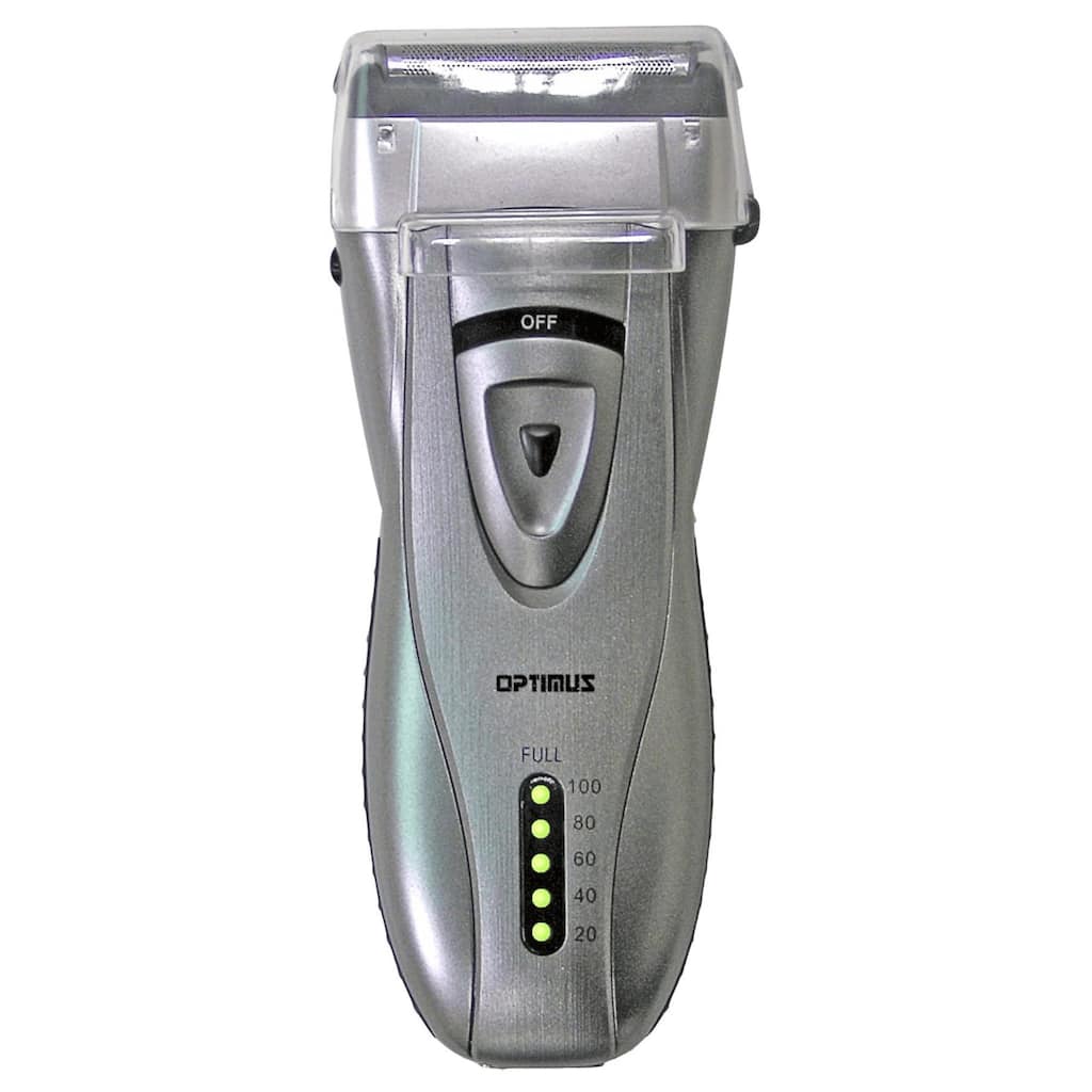 Optimus Cordless Rechargeable LED Shaver with Pop-Up Trimmer