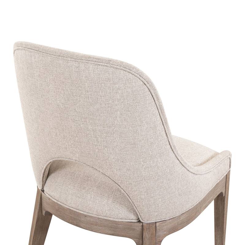 Liberty Furniture South Bend Rectangular Leg Table with Upholstered Side Chairs - White, Brown