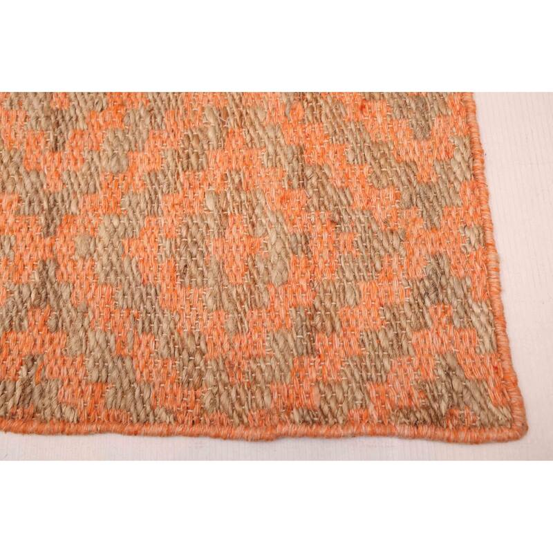 ECARPETGALLERY Flat-Weave Palas Denizli Coral Kilim - 5'3 x 7'4