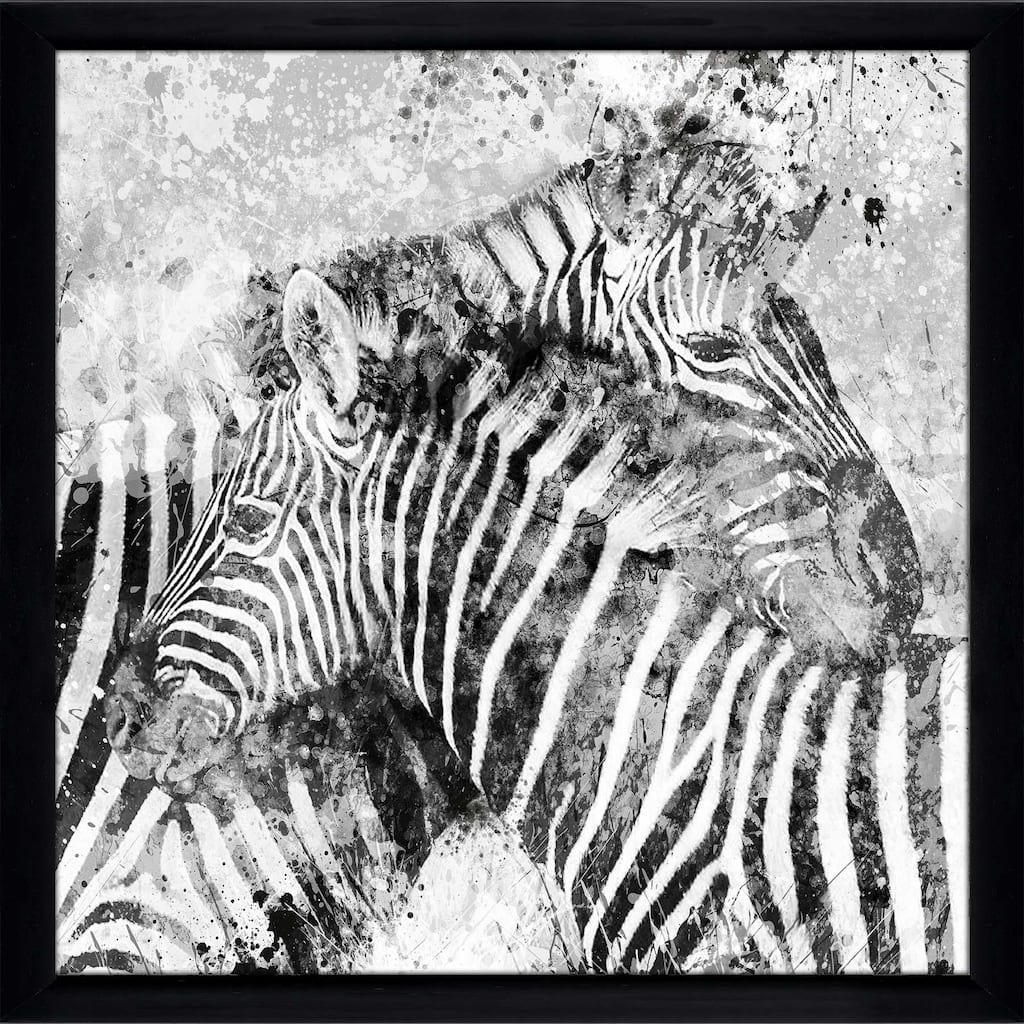 "Zebra Pair" by Carol Robinson Print on Acrylic