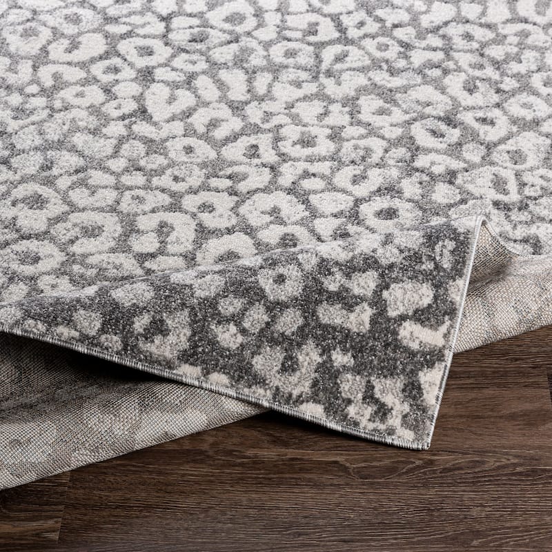 Livabliss Moodie Modern Leopard Print Area Rug
