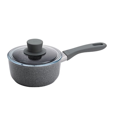 ZWILLING Parma Plus Ceramic Aluminum Ceramic Nonstick Saucepan with Lid - Grey