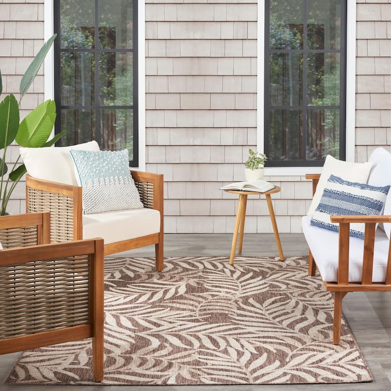 Nourison Garden Oasis Indoor/Outdoor Nature Area Rug