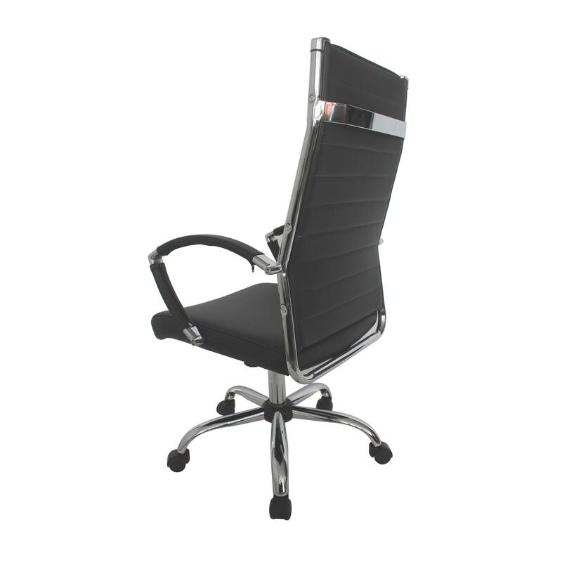 Corrigan Modern Tufted Deep Seat Faux Leather Office Chair by Furniture of America