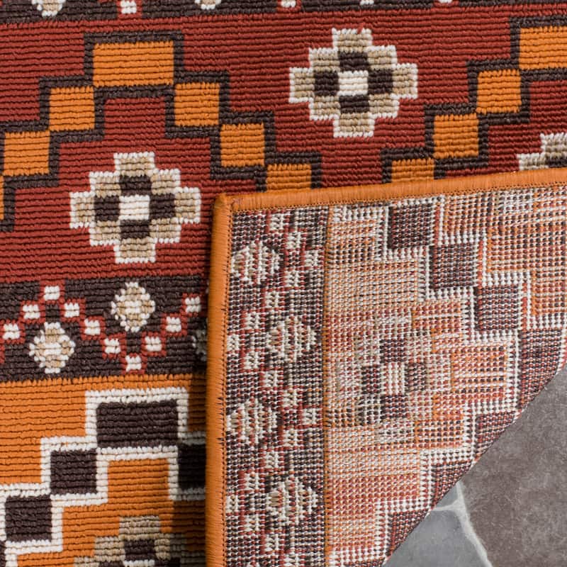 SAFAVIEH Veranda Rudy Indoor/ Outdoor Waterproof Patio Backyard Rug