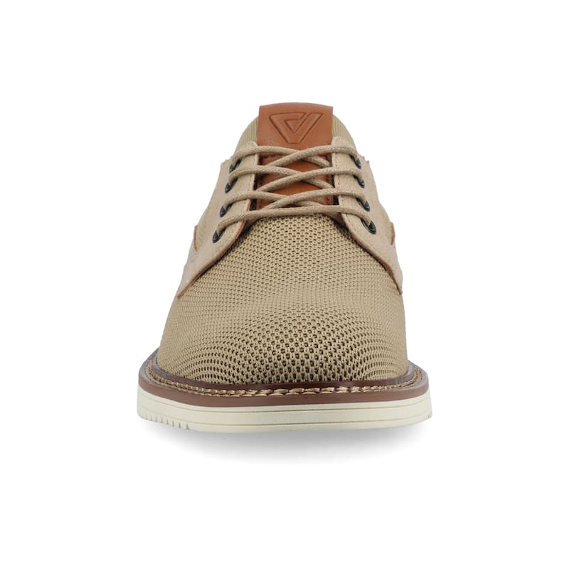 Vance Mens Merrick Casual Knit Hybrid Dress Shoe - Taupe - 9.5