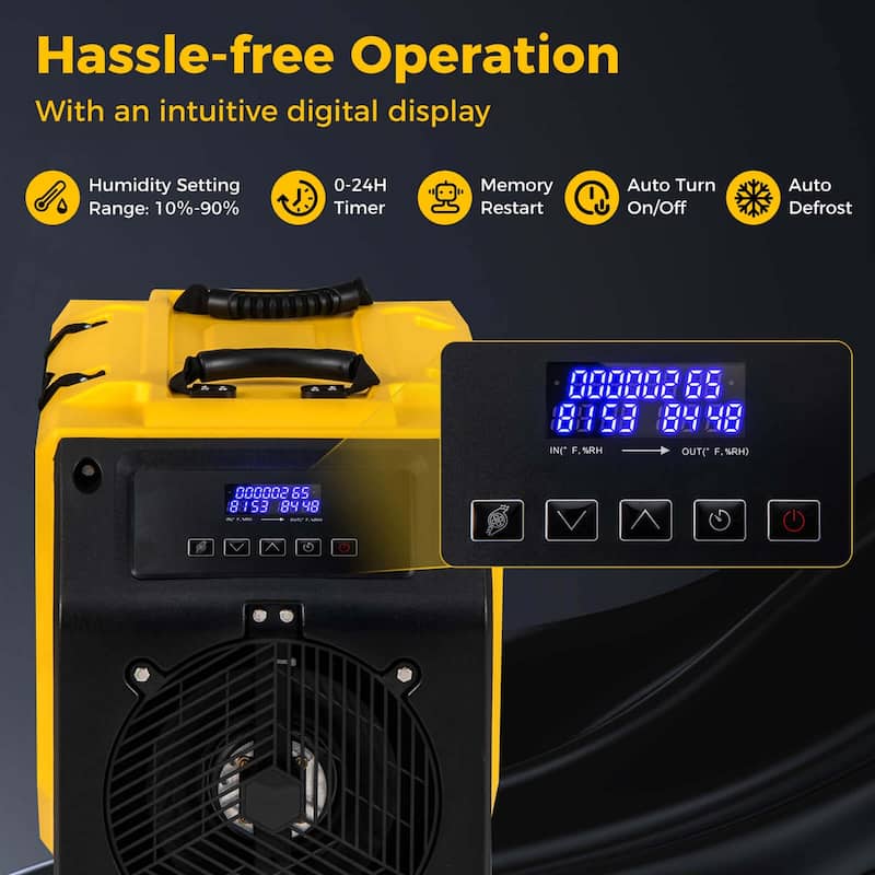 Costway 190 PPD Commercial Dehumidifier Rotational Molded Industrial - See Details