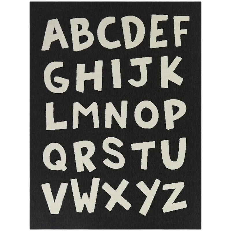 Mod-Tod Beta Kids Alphabet Indoor/Outdoor Area Rug